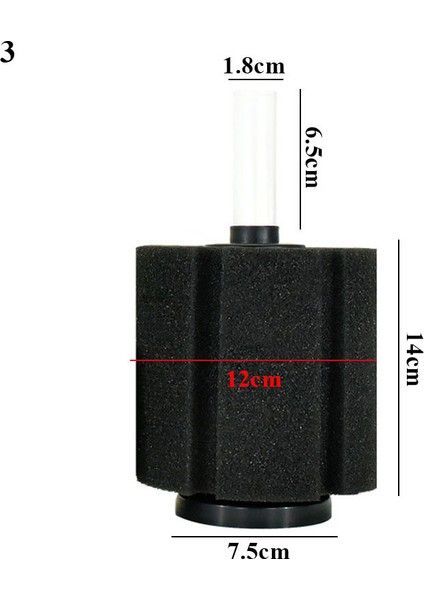 XY-380 Stili Yavru Betta Karides Nano Biyokimyasal Sünger Pamuk Filtre Üreme Balık Tankı Akvaryum Gölet Filtreleme Için Bio Sünger Pamuk Filtre (Yurt Dışından)