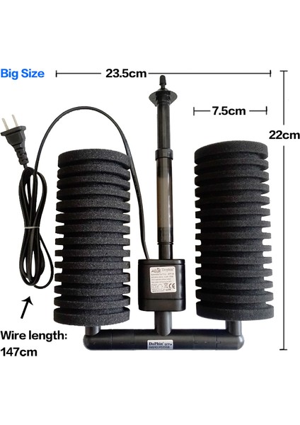 Büyük Boy Tarzı Ingiltere Fişi Akvaryum Karides Tankı Balık Tankı Elektrikli Nano Sünger Filtre Akvaryum Filtresi (Yurt Dışından) indirimleri