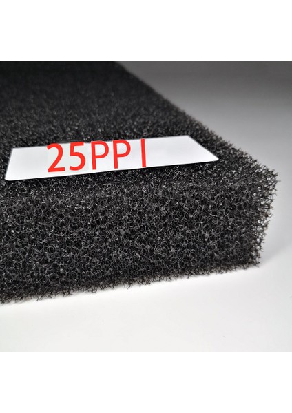 L Gözenek (25 Ppi) Stili 50X12X2CM Akvaryum Filtre Biyolojik Sünger Xl Biyokimyasal Pamuk Balık Tankı Havuz Köpük Sünger Filtre Siyah Çoklu Boyut (Yurt Dışından)