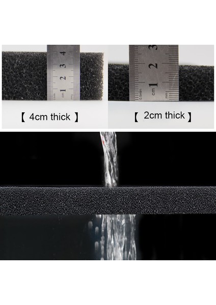 L Gözenek (25 Ppi) Stili 50X12X2CM Akvaryum Filtre Biyolojik Sünger Xl Biyokimyasal Pamuk Balık Tankı Havuz Köpük Sünger Filtre Siyah Çoklu Boyut (Yurt Dışından) indirimleri