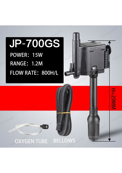 JP-700G Stili Ab Adaptör Fişi JP500G JP700G JP900G JP1100G Üçü Bir Arada Pompalama Çok Fonksiyonlu Su Havalandırma Filtre Su Pompası Akvaryum Dolaşım Pompası (Yurt Dışından)