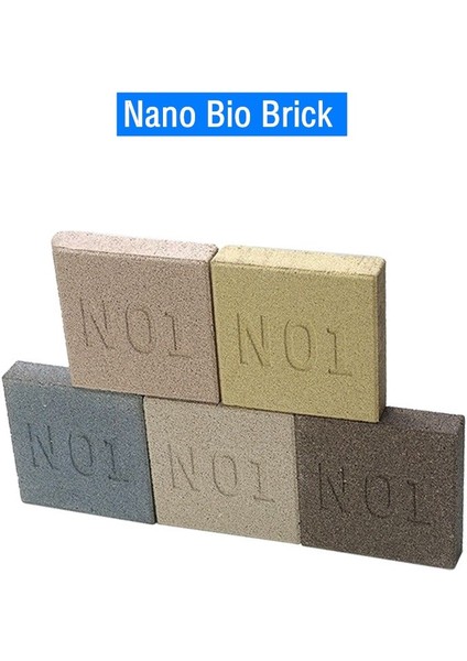 2 Adet Tarzı 2 Adet Akvaryum Filtre Malzemesi Gözenekli Seramik Biyo Medya Blokları Nano Biyo Tuğla Taze Tuzlu Su Balık Tankı Sump Filtresi Için (Yurt Dışından)