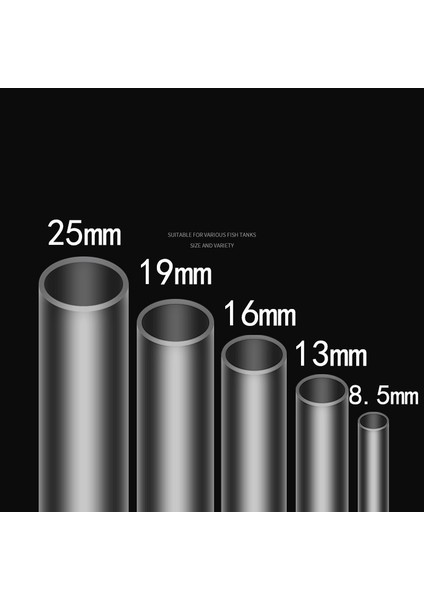 8,5 mm Stili 8 Milyon Akvaryum Hortumu Su Pompası Filtre Aksesuarları Boru Balık Tankı Borusu Akvaryum Aracı Bahçe Sulama Hortumu (Yurt Dışından) fırsatları