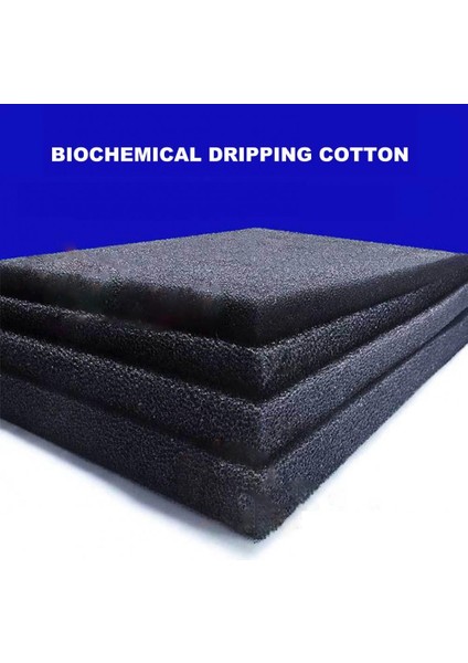 50X50X2CMC Stili Sıcak Satış 80% Filtre Süngeri Aktif Karbon Tasarımı En Büyük Yapışma Siyah Akvaryum Biyokimyasal Filtre Köpüğü Için Su Tankı (Yurt Dışından) fırsatları