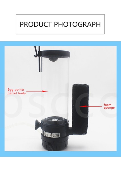 WG-201 Stili Ab Adaptör Fişi Deniz Suyu Mercan Balık Tankı Protein Ayırıcı ile Pompa Yumurta Temizleyici Akvaryum Köpüklü Filtre Nano Mini Deniz Suyu Balık Tankı Köpük Süzgeç (Yurt Dışından) fırsatları