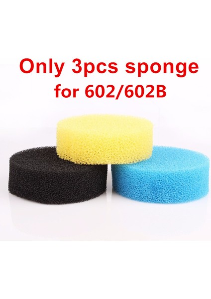 602 602B Sünger 3'lü Stil Sunsun Akvaryum Filtre Varil Ön Filtre Biyokimyasal HW602BB EW602BB Harici Balık Tankı Kova Sünger Filtre (Yurt Dışından)