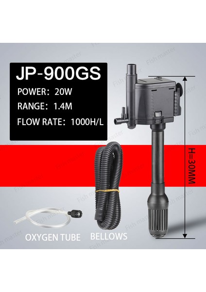 JP-900G Stili Ab Adaptör Fişi JP500G JP700G JP900G JP1100G Üçü Bir Arada Pompalama Çok Fonksiyonlu Su Havalandırma Filtre Su Pompası Akvaryum Dolaşım Pompası (Yurt Dışından)