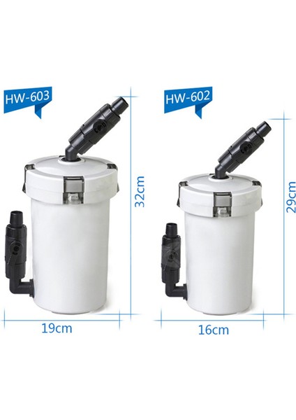 Sadece Su Pompası Tarzı HW602BB EW602BB Akvaryum Filtre Varil Ön Filtre Biyokimyasal Sunsun Harici Balık Tankı Kova Sünger Filtre (Yurt Dışından) modelleri