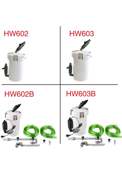 Sadece Su Pompası Tarzı HW602BB EW602BB Akvaryum Filtre Varil Ön Filtre Biyokimyasal Sunsun Harici Balık Tankı Kova Sünger Filtre (Yurt Dışından) fırsatları