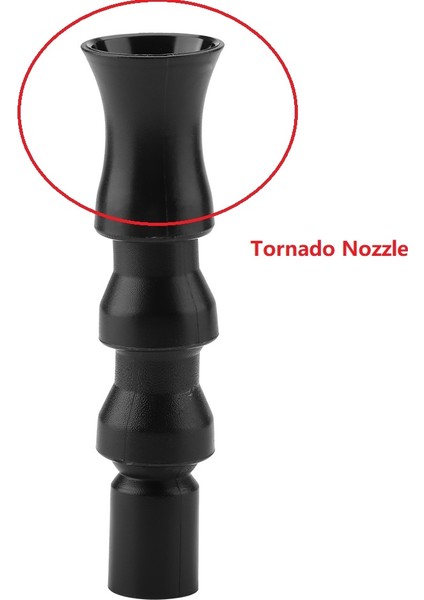 Tornado Nozul Stili L Beden Ördek Düz Su Çıkış Borusu Tornado Nozül Esnek 360 Derece Akvaryum Balık Döner Filtre Pompası Akvaryum Aksesuarları (Yurt Dışından)