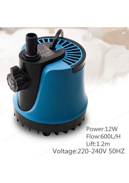 12W JN-809 Stili Au Adaptör Fişi Büyük Debili Akvaryum Su Pompası Balık Havuzu Kayalık Havuz Dolaşım Pompası Batırılabilir Pompa Düşük Su Seviyesi Su Pompası Emme Pompası (Yurt Dışından)