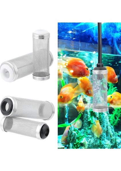 Büyük Siyah Stil Karides Ağları Kapağı Paslanmaz Çelik Akvaryum Kılıfı Filtre Izgarası Iç Balık Tankı Aksesuarları Koruyucu Dayanıklı Kolay Kullanım Için (Yurt Dışından) fiyatları