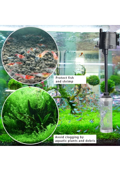 Büyük Siyah Stil Karides Ağları Kapağı Paslanmaz Çelik Akvaryum Kılıfı Filtre Izgarası Iç Balık Tankı Aksesuarları Koruyucu Dayanıklı Kolay Kullanım Için (Yurt Dışından) fırsatları