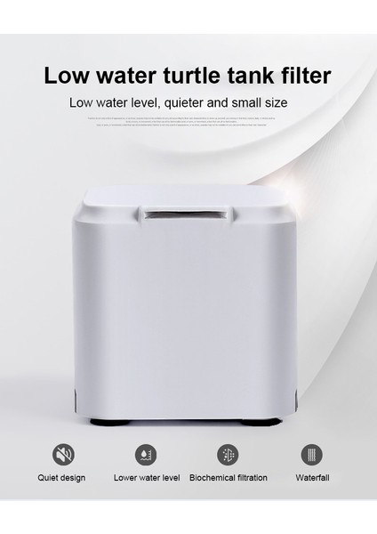 No.4 Tarzı 1 Bilgisayar Kaplumbağa Tankı Düşük Su Seviyesi Filtre Balık Tankı Sığ Su Sessiz Şelale Filtre Sessiz Su Pompası Akvaryum Evcil Hayvan Aksesuarları Satışı (Yurt Dışından)