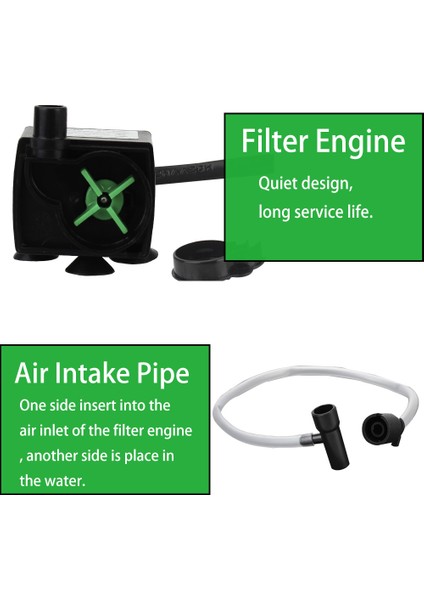 Ap 300L Stili Düşük Seviye Su Kaplumbağa Tankı Filtresi Ab Tak Submersible Su Filtre Pompası Akvaryum Balık Tankı Oksijen Arttırıcı Pompası (Yurt Dışından) fırsatları
