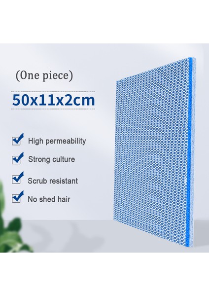 Mavi Stil 50X11X2CM Akvaryum Filtresi 6d Filtre Pamuk Balığı Tankı Filtre Süngeri Akvaryum Aksesuarları Su Filtresi Filtre Malzemesi Su Arıtıcısı (Yurt Dışından)