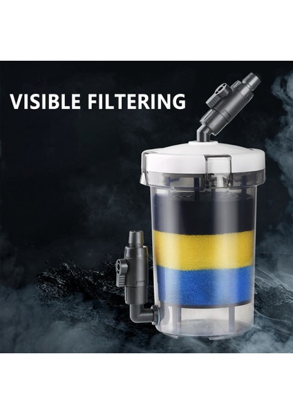 Lw 603B Stili Akvaryum Balık Tankı Dış Filtre Kova Filtre Süper Sessiz Pompa Aracı Yavru Karides Nano Balık Tankı Havuz Filtresi (Yurt Dışından) modelleri