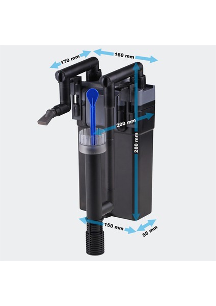 801 Pamuk Tarzı Au Adaptör Fişi Sunsun Harici Filtre Masaüstü Akvaryum Balık Tankı Mini Akvaryum Harici Filtre HW602B HW603B'DEN Daha Iyi (Yurt Dışından) modelleri