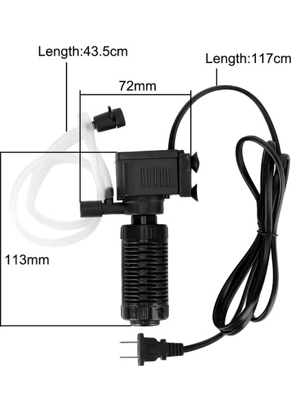 Abd Fiş Stili Akvaryum Balık Tankı Su Arıtma Filtresi Mini Balık Tankı Filtresi Oksijenasyon Daldırma Filtresi (Yurt Dışından) fırsatları