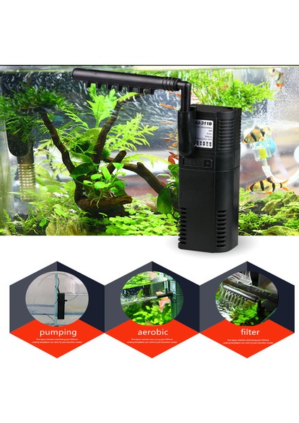 HJ-611B Stili 220-240V Akvaryum Balık Tankı Filtresi Mini Balık Tankı Filtresi Akvaryum Oksijen Daldırma Su Arıtıcısı (Yurt Dışından) fırsatları