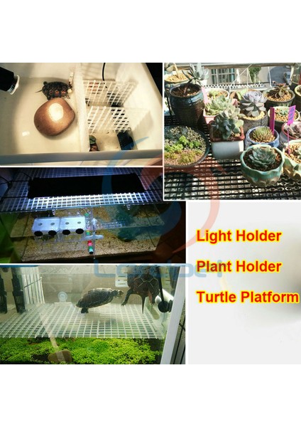 3030CM Tbeyaz Tarzı 1 Takım Akvaryum Plastik Bölücü Mercan Parça Balık Tank Tutucu Yumurta Kafesi Damlalık Tepsi Kapak Tutucu Ağ Mat Çok Fonksiyonlu Tutucu (Yurt Dışından) modelleri