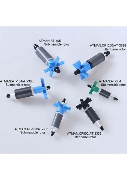 CF800 Filtre Rotoru Stili Gösteri Olarak Atman Dalgıç Pompa AT103AT104AT105AT304AT305 Yedek Rotor Filtre Varil ATCF800 Yedek Rotor Aksesuarları (Yurt Dışından)