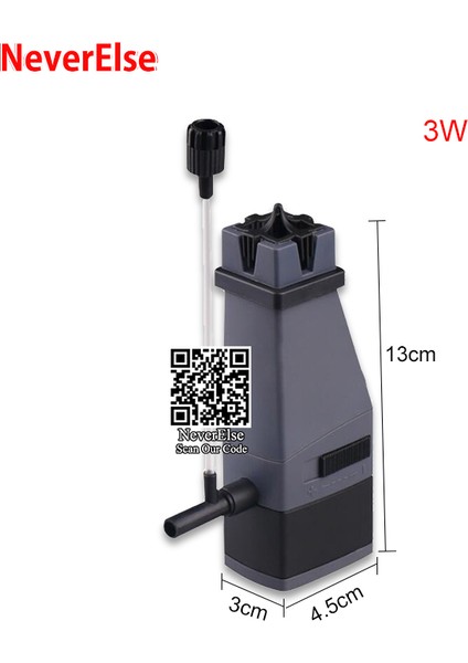 3W Tarzı Au Fiş Adaptörü 5W Akvaryum Yüzey Skimmer Yağı Giderme Oksijen Su Filtre Pompa, Sıvı Yağ Filmi Temizleyici Balık Tankı Yüzey Yağ Giderici (Yurt Dışından)