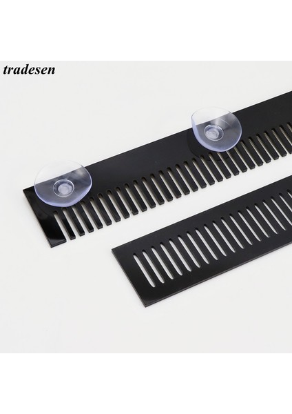 Emme Kapağı Stili ile 30CM-1 Adet 1~5 Adet Siyah Akrilik Balık Tarak Çıkarılabilir Taşma Tarakları Filtre Şerit Su Tankı Taşma Panosu Akvaryum Aksesuarları (Yurt Dışından) indirimleri