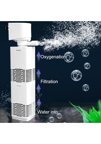 2 Adet YJY-500 Tarzı 3ü 1 Arada Akvaryum Için Daldırma Hava Oksijen Iç Pompası Arıtma Balık Tankı Hava Oksijen Pompası Sessiz Daldırma Pompası Akvaryum Filtre Pompası (Yurt Dışından) indirimleri