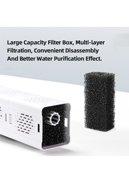 15W Ab Fiş Stili Akvaryum Filtre Pompası 4ü 1 Arada Balık Tankı Daldırma Hava Oksijen Iç Pompası Filtre Akvaryum Hava Pompası Oksijenasyon Dalga Pompalama (Yurt Dışından) indirimleri