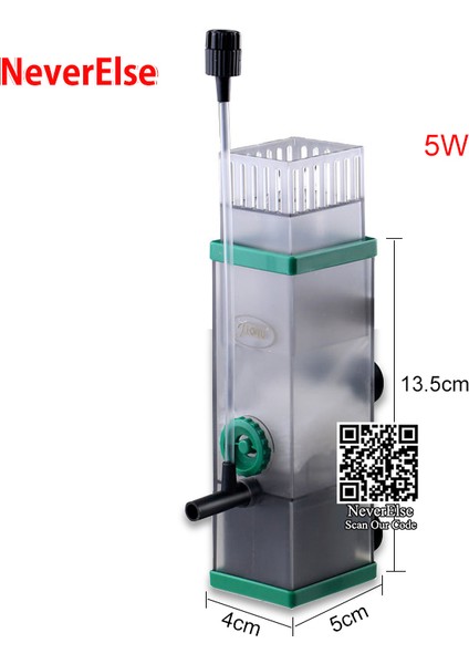 5W Yeşil Stil Au Fiş Adaptörü 5W Akvaryum Yüzey Skimmer Yağı Giderme Oksijen Su Filtre Pompa, Sıvı Yağ Filmi Temizleyici Balık Tankı Yüzey Yağ Giderici (Yurt Dışından)