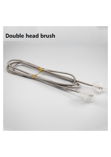 Çift Başlı Fırça Stili 12 mm Akvaryum Cam Lily Giriş Çıkış Kayıcı Bitki Balık Tankı Ada U Şekilli Boru Su Giriş Çıkış Filtre Aksesuarları (Yurt Dışından)