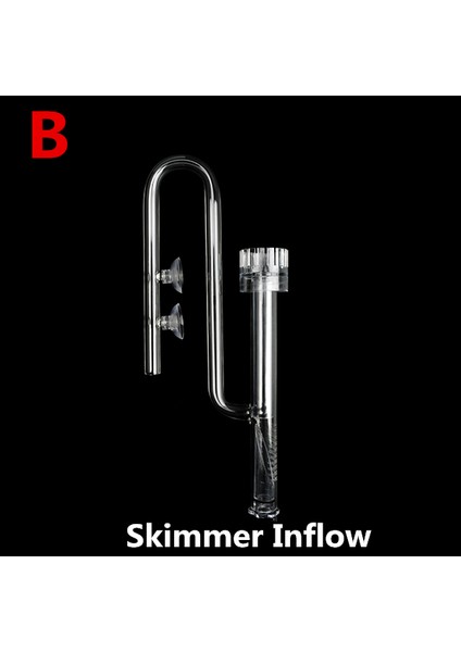 Sıyırıcı Tarzı 17 mm Ada Tarzı Cam Skimmer Zambak Borusu Yüzey Akvaryum Giriş Çıkış Tüpü Su Bitkileri Filtre Kova Balık Tankı Aksesuarları (Yurt Dışından)