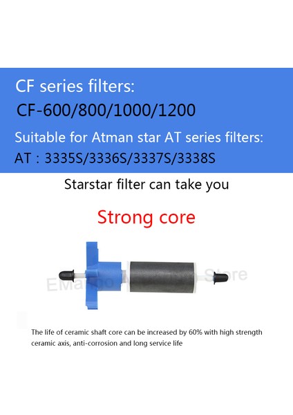 600CF Stili Gösteri Olarak Atman ATCFCF800 Harici Fıçı Rotor Atman Filtre Fıçı Rotoru Akvaryum Aksesuarları (Yurt Dışından) fırsatları