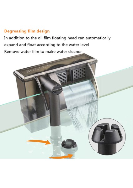 HBL-302 Stili Au Adaptör Fişi Sunsun Asılı Dış Pompa Hbl Serisi Skimmer Için L Akvaryum Balık Kaplumbağa Tankı Yüksek Şelale Filtre Su Pompaları Tutun Amac:(Yurt Dışından) fiyatları