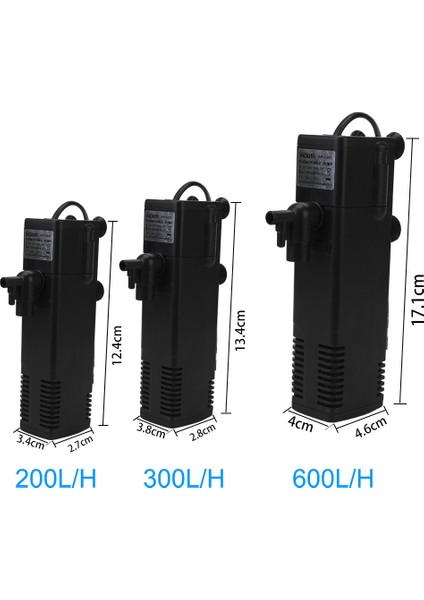 300L Tarzı Avrupa Fişi Düşük Seviye Su Daldırma Filtre Pompa Kaplumbağa Tankı Filtre Akvaryum Balık Tankı Oksijen Artırıcı Pompa Su Filtresi (Yurt Dışından) fiyatları