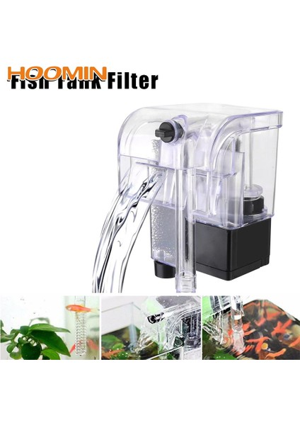 Mini Akvaryum Filtre Su Pompası Harici Askı Filtre Oksijen Daldırma Su Arıtıcısı Için Akvaryum Balık Tankı Filtresi (Yurt Dışından)