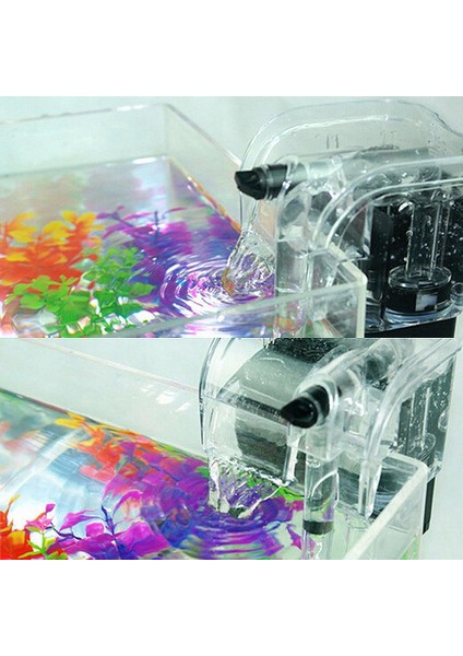 Mini Akvaryum Filtre Su Pompası Harici Askı Filtre Oksijen Daldırma Su Arıtıcısı Için Akvaryum Balık Tankı Filtresi (Yurt Dışından) modelleri