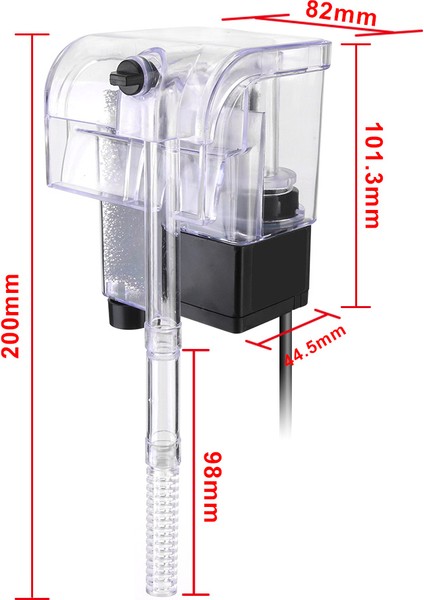 Mini Akvaryum Filtre Su Pompası Harici Askı Filtre Oksijen Daldırma Su Arıtıcısı Için Akvaryum Balık Tankı Filtresi (Yurt Dışından) fırsatları
