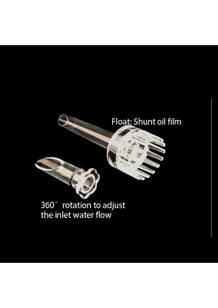 Şamandıra Regülatörü Stili 13 mm Zrdr Skimmer Cam Lily Borusu Yüzey Giriş Çıkış mm Akvaryum Su Bitki Tankı Filtresi Ada (Yurt Dışından)