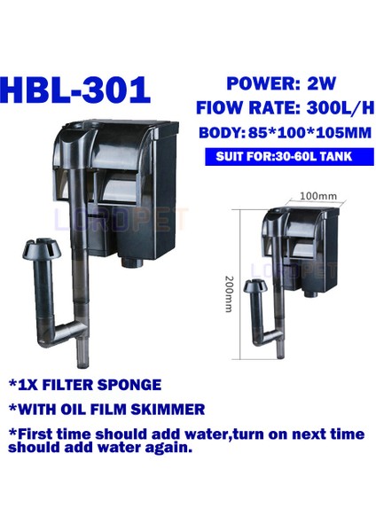 HBL-301 Stili Fiş Adaptörü Ücretsiz Sunsun Hbl Serisi Skimmer L Akvaryum Balık Kaplumbağa Tankı Için Asılı Harici Pompa Su Düşüşü Filtre Su Pompaları Asılı Up - E-Ticaret Ürün Başlığı (Yurt Dışından)