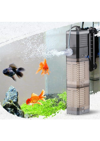 CHJ-502 Stili Ingiltere Fişi Akvaryum Filtre Pompası Süper 4ü 1 Arada Balık Tankı Daldırma Hava Oksijen Iç Pompası CHJ502CHJ602CHJ902CHJ1502 Su Pompası (Yurt Dışından) modelleri