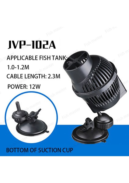 JVP-102A Stili Ab Adaptör Fişi 220V Sunsun Dalga Yapıcı Su Pompası Akvaryum Balık Tankı Akvaryum Pompası 2.5W 3W 6W 12W 24W 48W Akış Pompası, Sörf Pompası (Yurt Dışından)