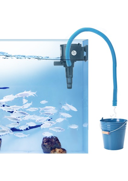 HX-1380D Stili Au Fişi Akvaryum Ump Çok Fonksiyonlu Daldırma Pompası Su Dolaşımı Filtreleme Oksijen Pompası Su Değişimi Küçük Balık Tankı Için (Yurt Dışından) indirimleri