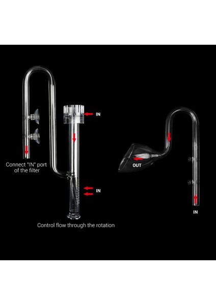 Model F Stili 13 mm Nıcrew Akvaryum Zambak Borusu Giriş ve Çıkışı Yüzey Temizleyici Cam Filtre Için Akvaryum Filtre Bitkili Balık Tankı Filtresi (Yurt Dışından) modelleri