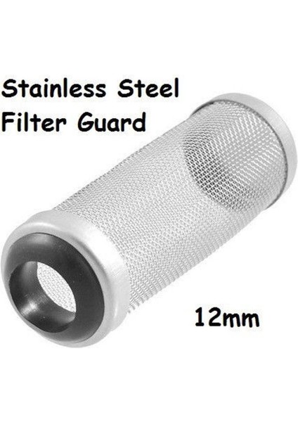 12 mm Tarzı M Beden Akvaryum Balık Tankı Filtre Paslanmaz Çelik Mesh Emme Koruyucu Karides Ağları Özel Silindir Süzgeç Akvaryum Aksesuarları (Yurt Dışından)