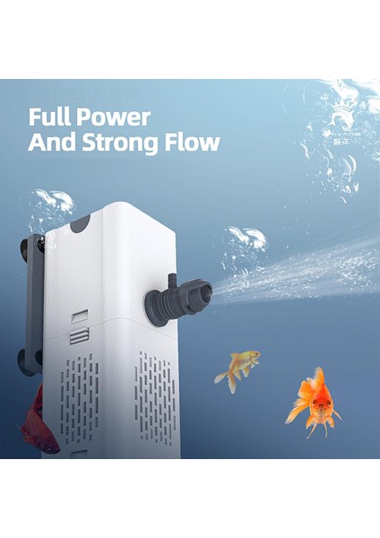 15W Ab Tarzı Akvaryum Filtre Pompası 4ü 1 Arada Balık Tankı Daldırma Hava Oksijen Iç Pompası Akvaryum Hava Pompası Dalga Pompası Akvaryum Powerhead Pompası (Yurt Dışından) fiyatları