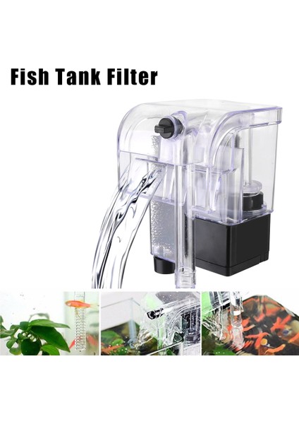 Ab Fiş Tarzı Balık Tankı Mini Akvaryum Filtresi Su Pompası Ab Fişi Harici Asılı Filtre Oksijen Daldırılabilir Su Arıtıcı (Yurt Dışından) fiyatları