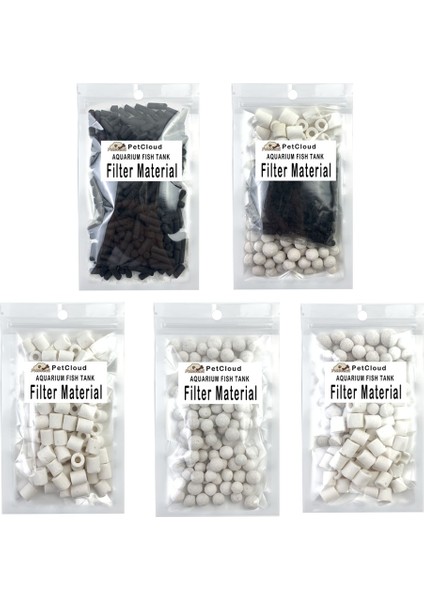 2'si 1 Arada Stil 100 Gram 100G Akvaryum Filtre Malzemeleri Aktif Karbon Seramik Halka Top Köpük Balık Tankı Filtre Malzemesi Bio Toplar Akvaryum Filtre Aksesuarları (Yurt Dışından) fırsatları