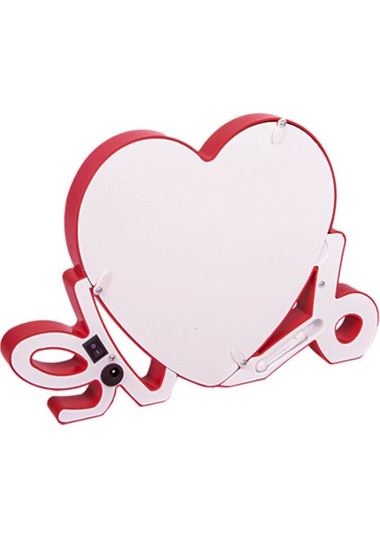Kırmızı LED Işıklı Love Fotoğraflı Sihirli Ayna fiyatları